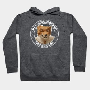 Fantastic Mr Fox - Foxy - Cussing - Circle - Clean Hoodie